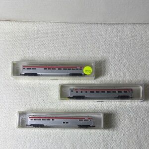 Model Power CP Rail 3 Pack Coach Vistadome Observation N Scale Passenger Cars